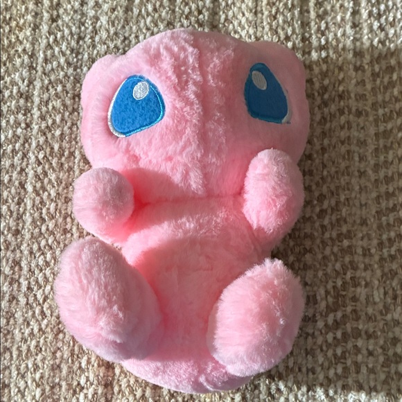 Other - Pink Plush Creature Plushie with Blue Eyes